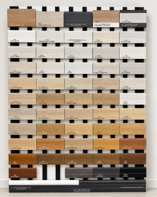 Lucca Ceviz Standart Süpürgelik