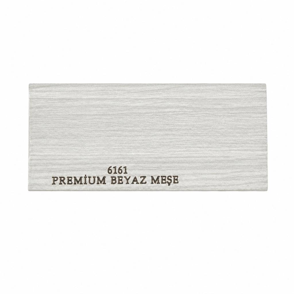 Premium Beyaz Meşe Süpürgelik - 6161